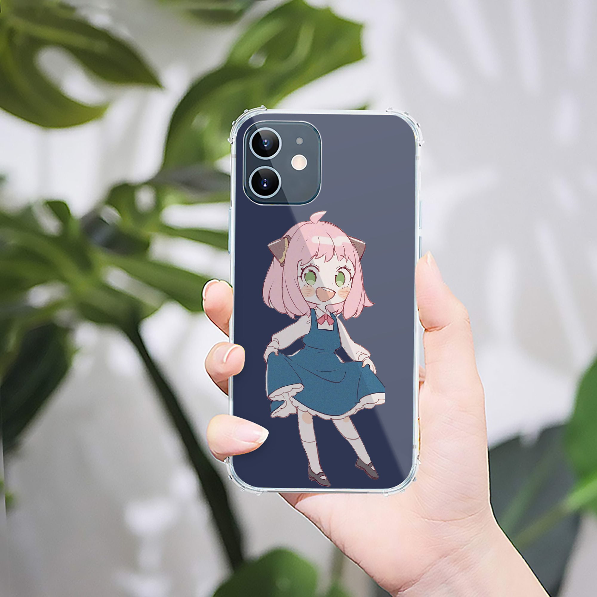 （画像用） SPY×FAMILY间谍家家酒 【iPhone 12シリーズ対応】透明スマホケース（クリアソフトケース）
